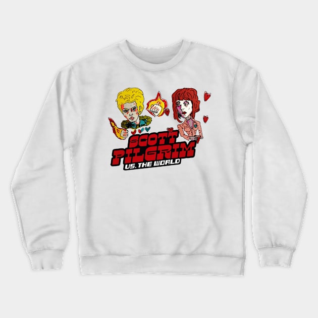 SCott pilgrim vs the world Crewneck Sweatshirt by MattisMatt83